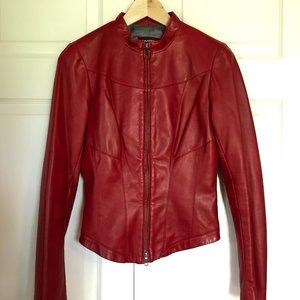 Danier Italian Leather Jacket Made in Canada (XXS)